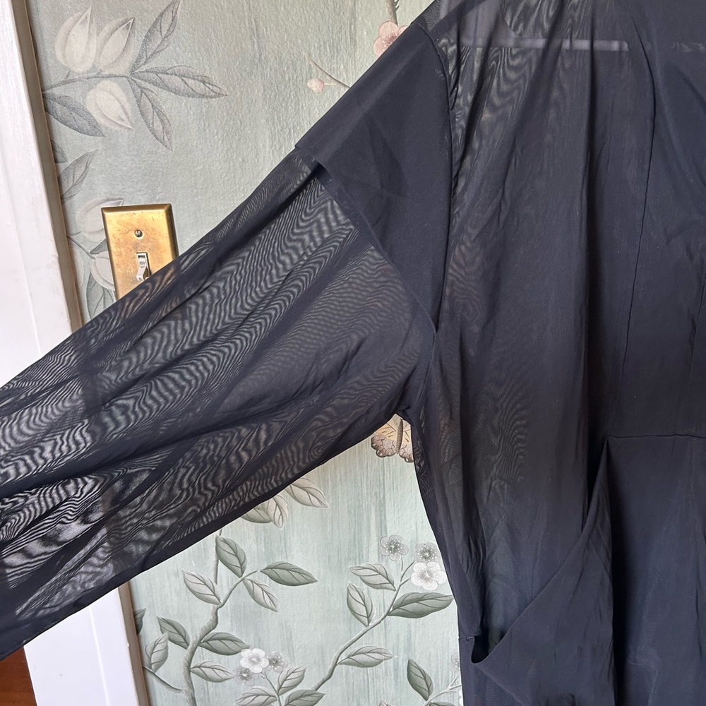 Michi Black Mesh Pullover Jacket - image 2